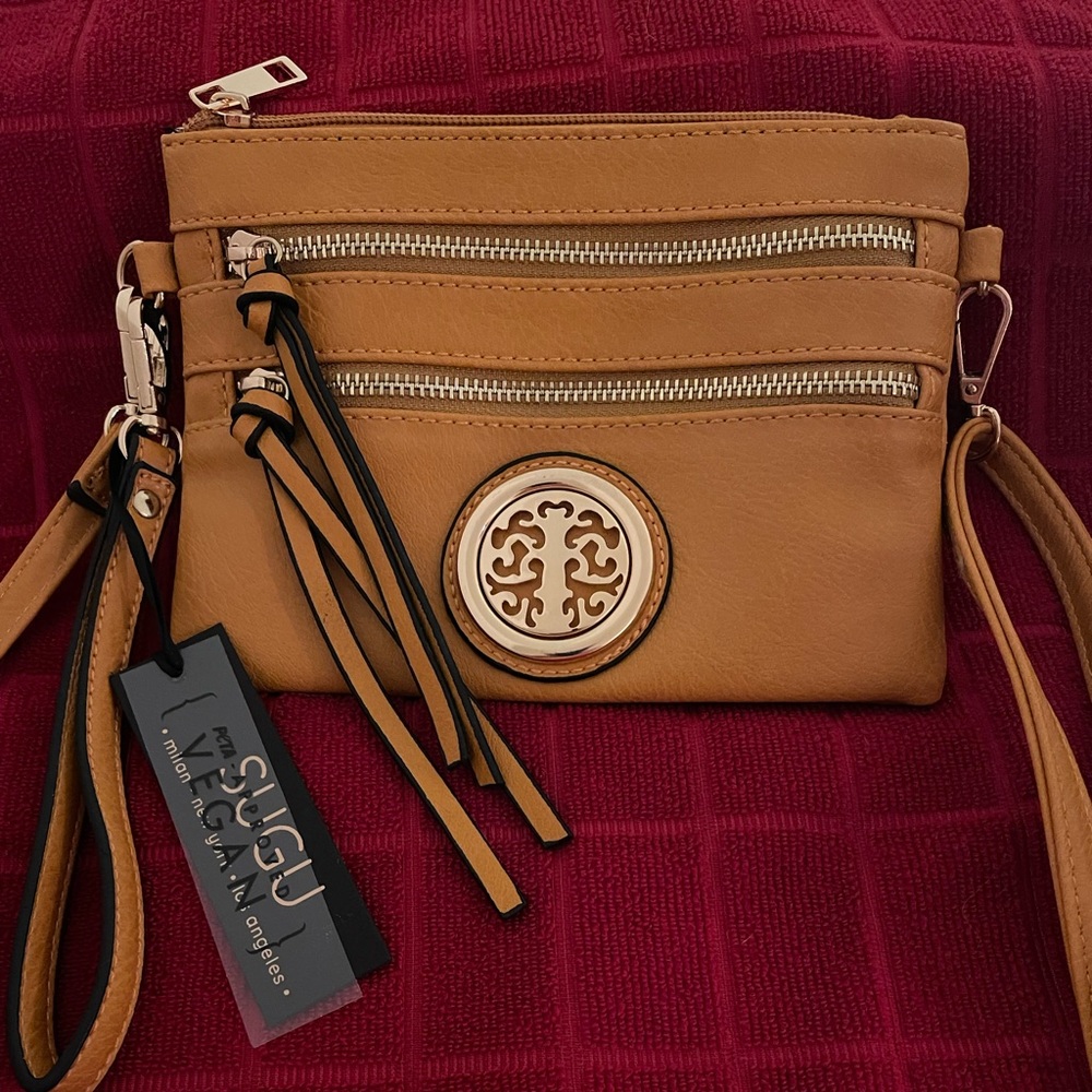 NWT vegan crossbody bag